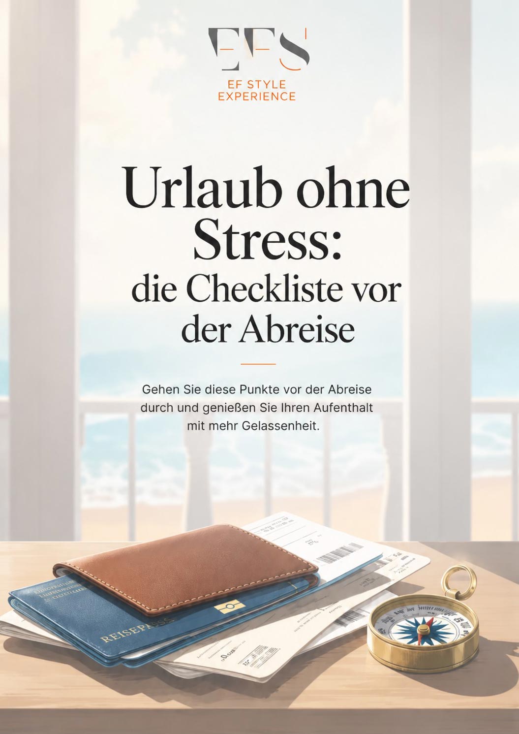 Stressfreier Urlaub: die Checkliste vor der Abreise