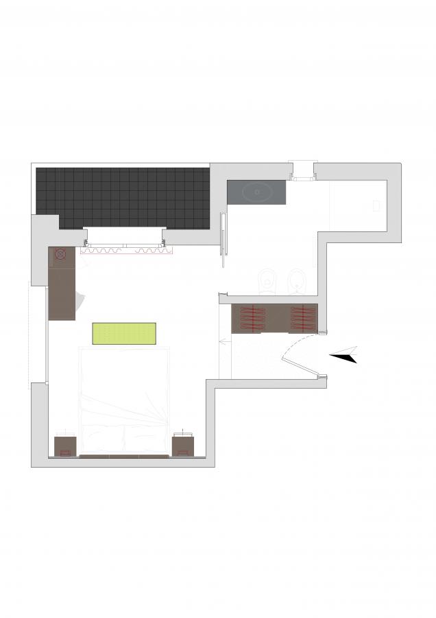 Hotel Iris Jesolo - Floor plans Junior Suite View - Your very own sea view