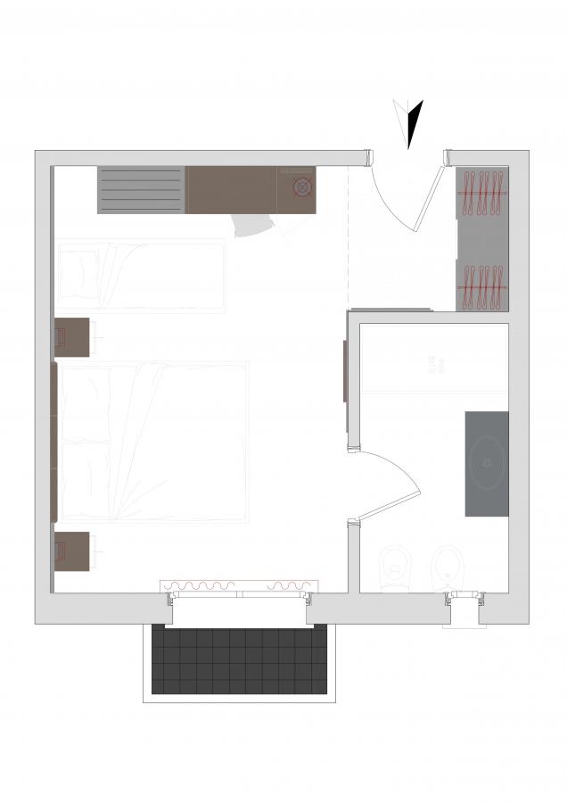 Hotel Iris Jesolo - Floor plans Junior Suite - Comfort ed eleganza